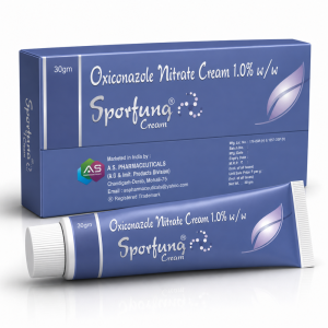Sporfung Cream 30g with Oxiconazole 1% by A.S. Pharmaceuticals