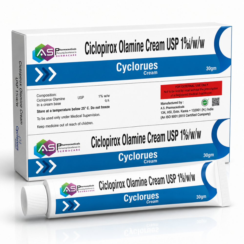 Ciclopirox Olamine Cream 30g for PCD Pharma Franchise